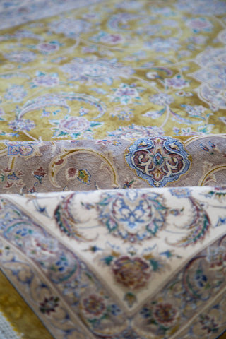 Elegant Silk Persian Carpet