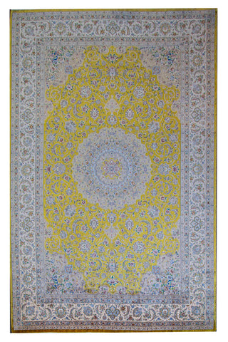 Elegant Silk Persian Carpet