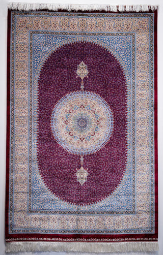 Pure 100% Silk Persian Carpet